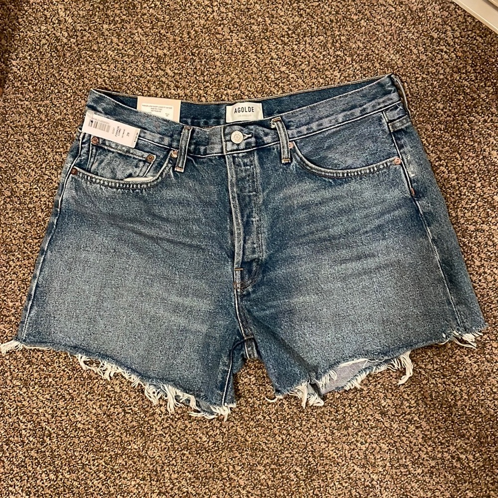 NWT AGOLDE Parker long short loose fit vintage